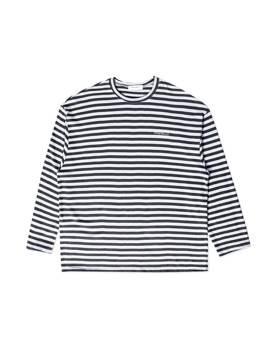 Men Stripe T-Shirt Navy
