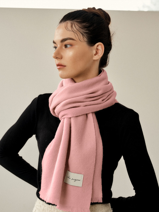 MINIMAL LAMBS WOOL MUFFLER [13COLOR]