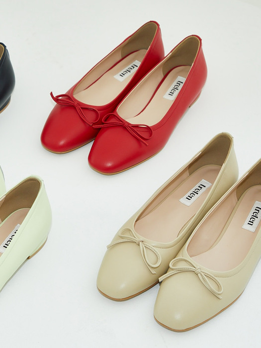 Ballerina Flat Shoes_Red