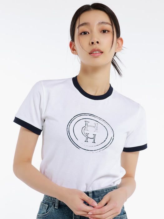 HARDCORE LOGO VINTAGE TEE White