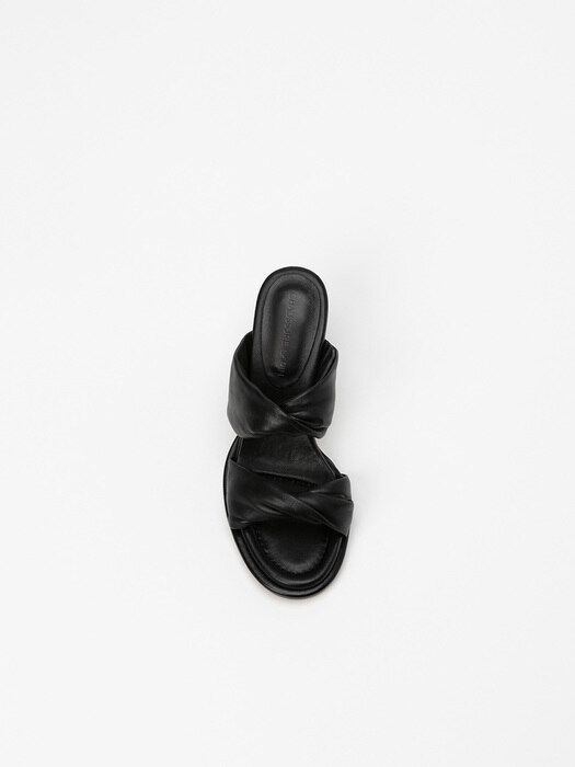 Nass Soft Mule Sandals in Black