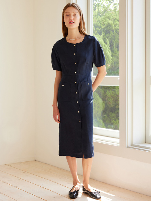 Classic Button Dress_NV