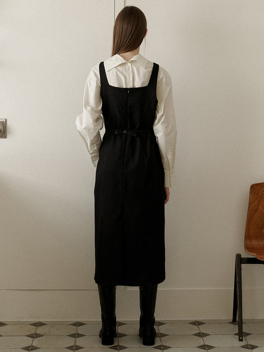 4.59 Back strap dress (Black)