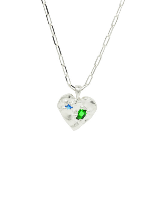 heart stone necklace