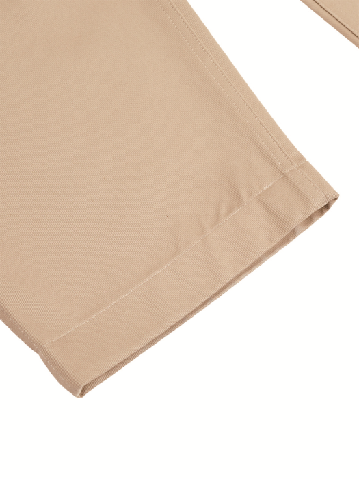 TAPERED CHINO TROUSERS_BEIGE