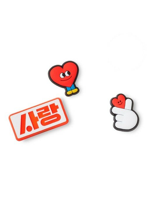 [Unisex] 지비츠 RED AND HEART 3 PACK