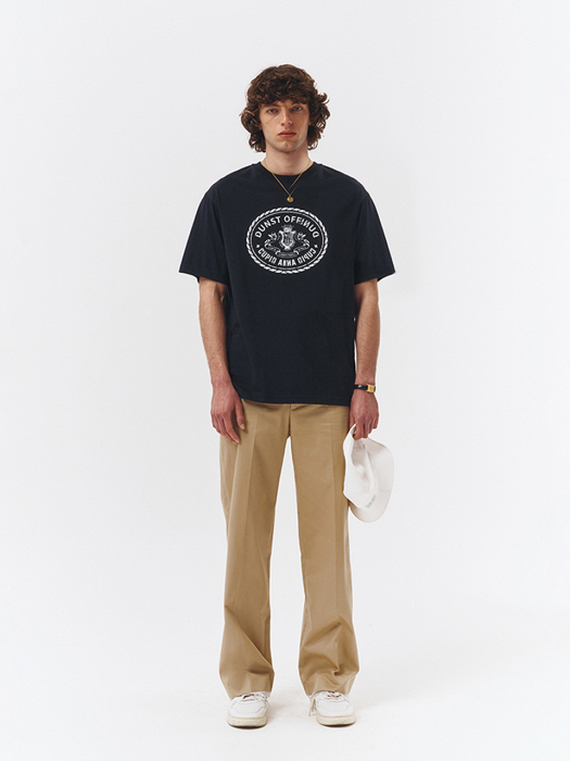 STRAIGHT LAYERED CHINO PANTS CLASSIC BEIGE_M_UDPA3B327I2