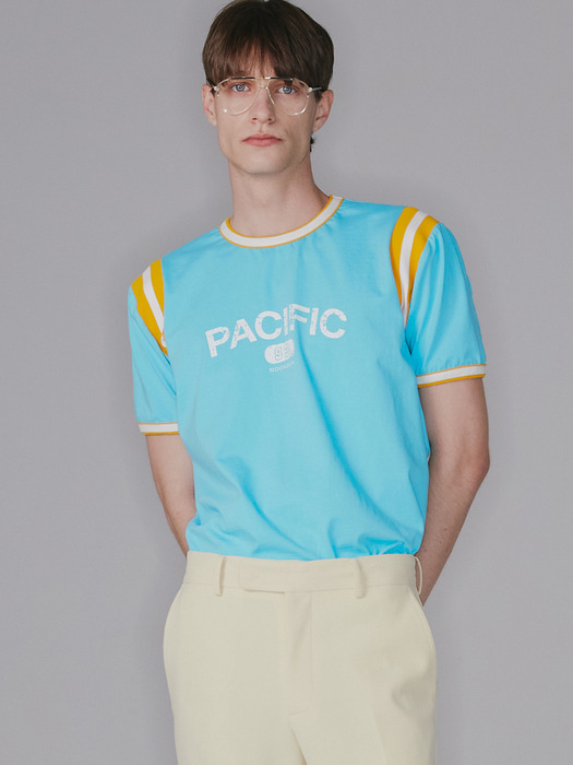 UNISEX, Pacific Line T-Shirt / Blue