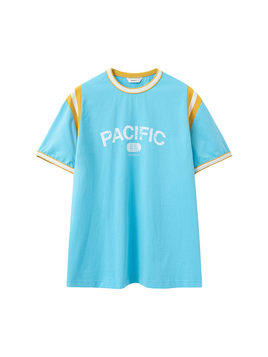 UNISEX, Pacific Line T-Shirt / Blue