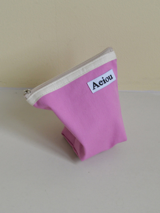 Aeiou Basic Pouch (M size) Cosmos Pink