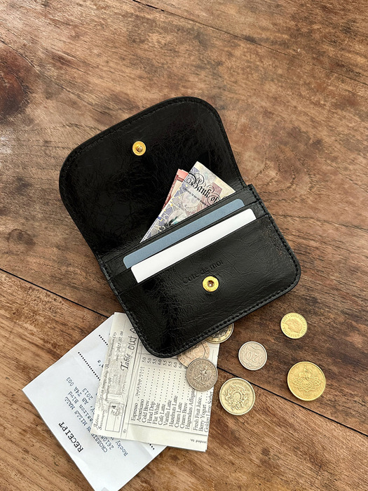 Ecrin card wallet - Black