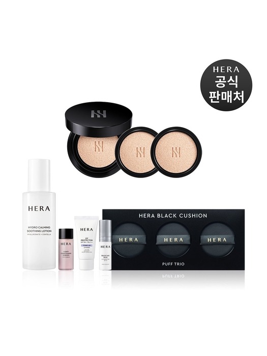 [기획] 블랙 쿠션 파운데이션 디럭스 SPF34/PA++ (본품15g+리필15gx2)