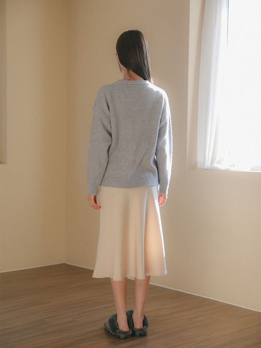 Soft Mohair Round Neck Knit
