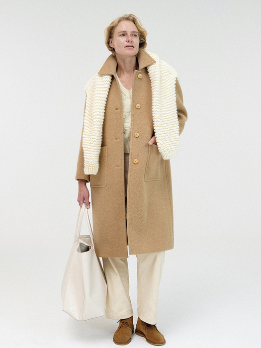 Rohmer long wool coat (Beige)