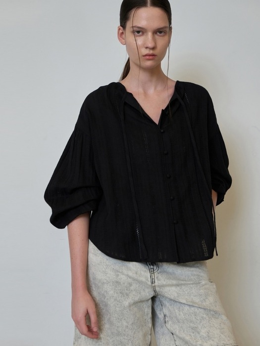 GOJET PEASANT VOLUME BLOUSE(BL-4197)