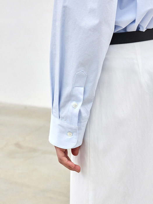 POINTED COLLAR SHIRTS - SKY BLUE