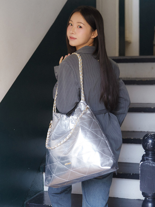 ANC MAXI JOURNEY SHOPPER BAG_SILVER