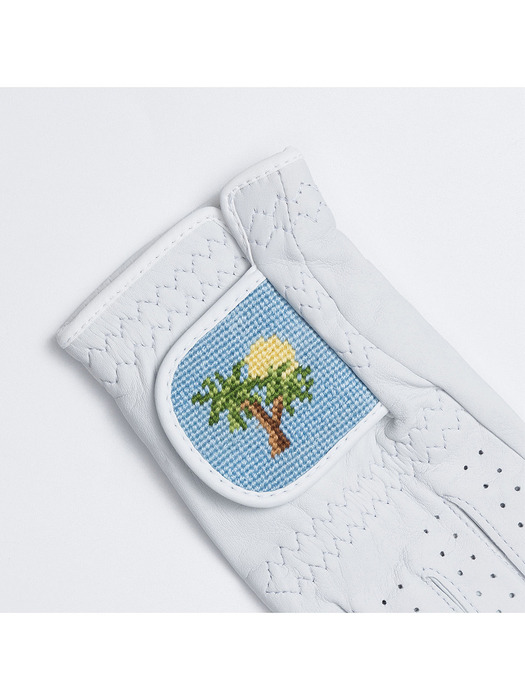 Palm Tree Needlepoint Glove (Pair)