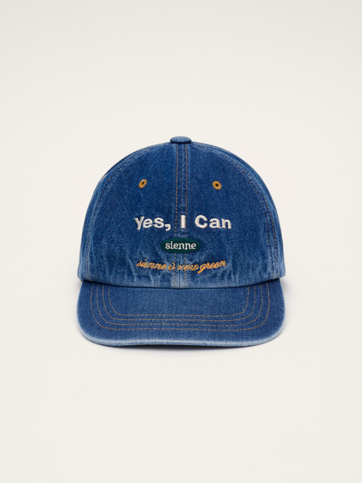 Crown Washed Cotton Ball Cap (Blue)