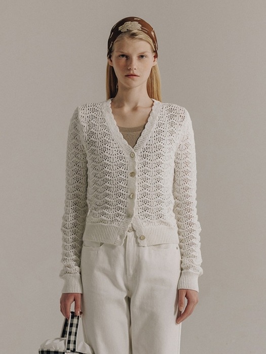 PVIL Wendy Cardigan(Cream)