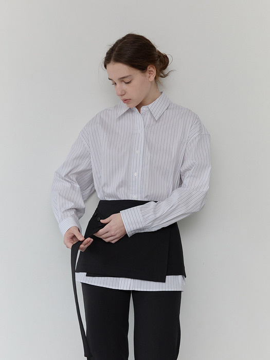 Stripe Overfit Shirt - Stripe