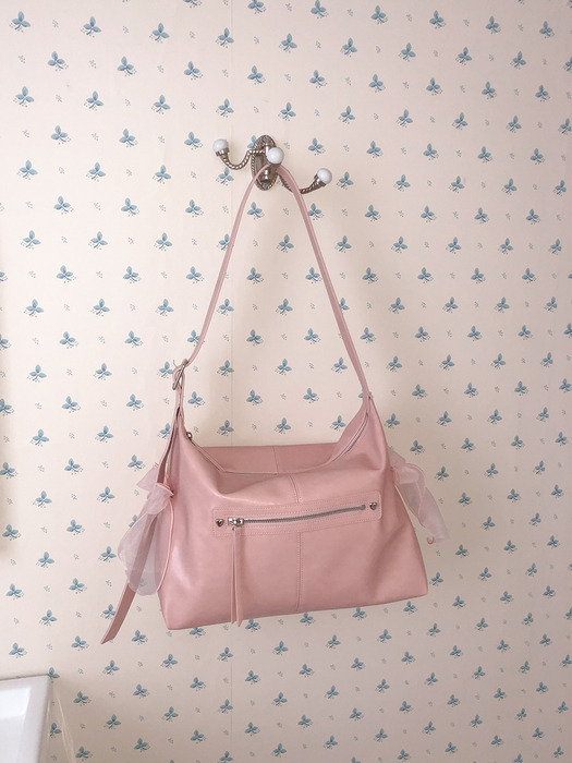 [단독]Pillow ribbon bag_blush pink