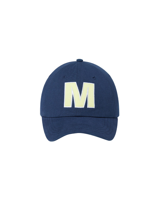 CAP M SATIN_NAVY LEMON