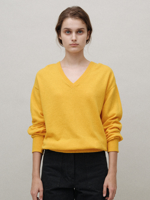 Puno v-neck pullover (Amber)