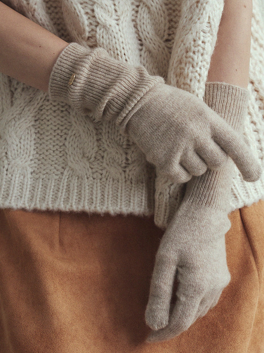 [단독] 100% Cashmere fine gloves_5color