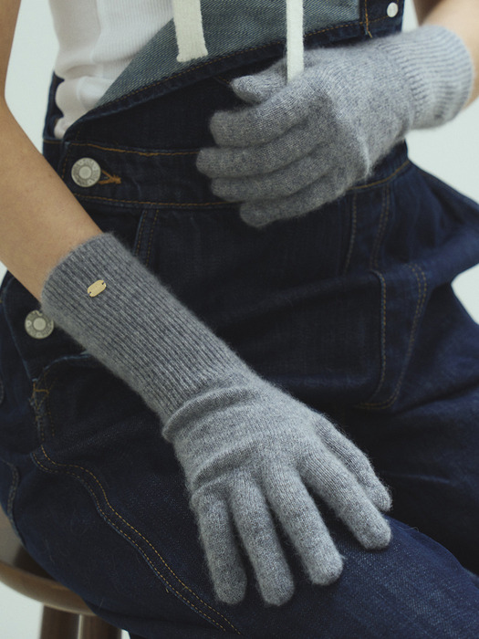 [단독] 100% Cashmere fine gloves_5color