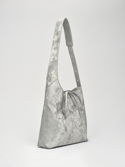 Triangle shoulder bag Silver