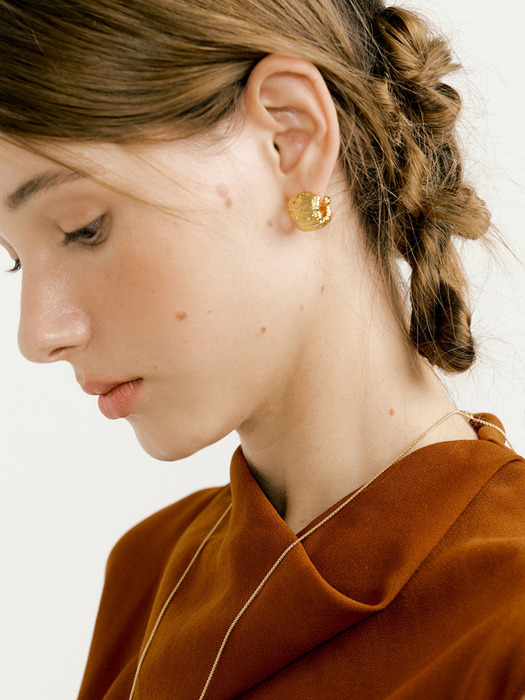 Texture Earring (Gold)