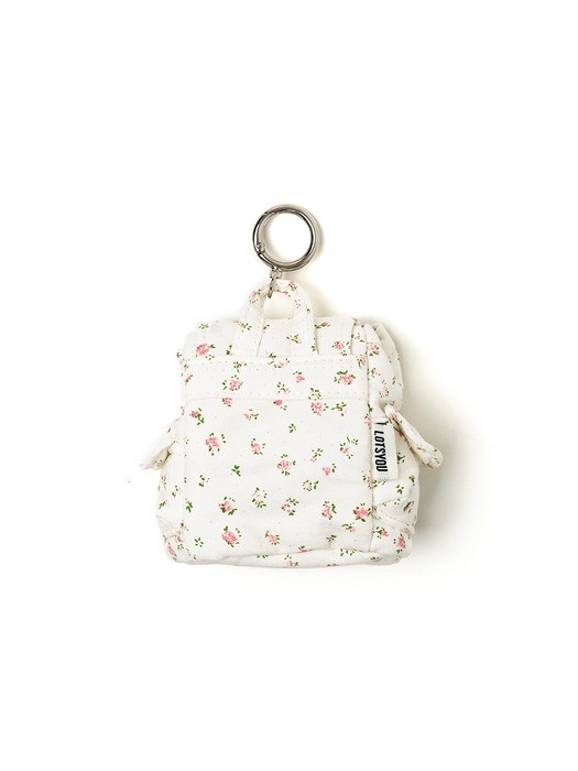 lotsyou_Chubby Backpack Keyring Ivory