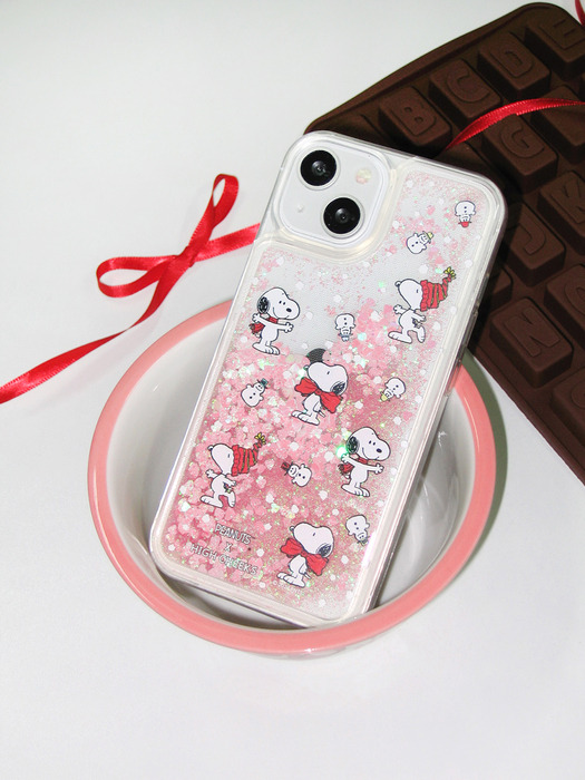 Winter snoopy glitter case_HC249DGP001O