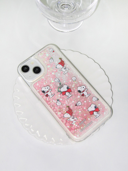 Winter snoopy glitter case_HC249DGP001O