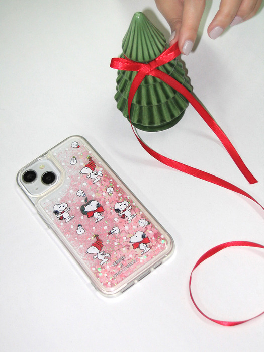 Winter snoopy glitter case_HC249DGP001O