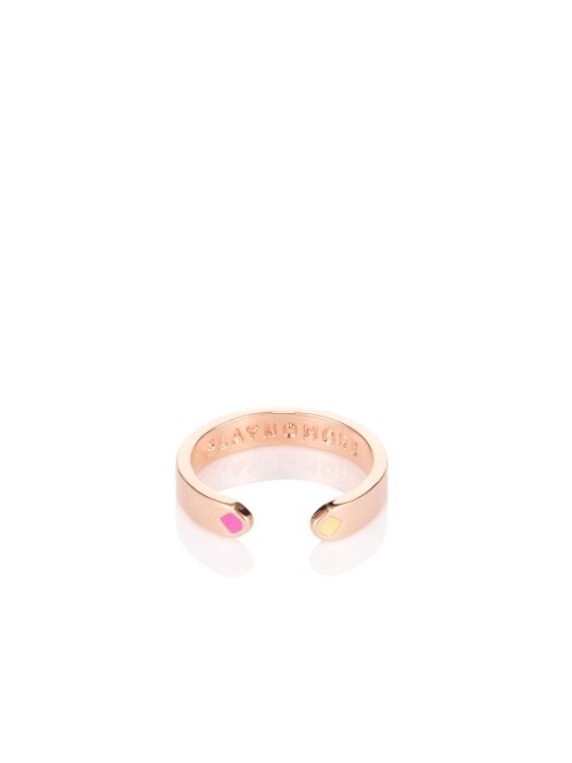 COLOR RING_3mm rose gold / 5type