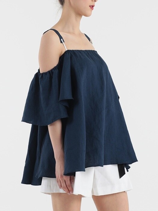 Vivid String Linen Off Shoulder