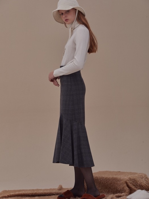 CLAIRE WOOL SKIRT - 3COLOR