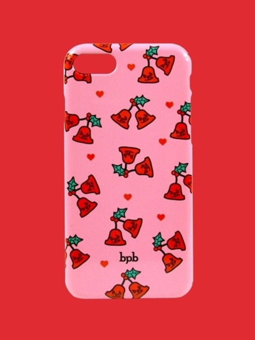 Cherry Jingle Bell IPHONE Casee_Pink