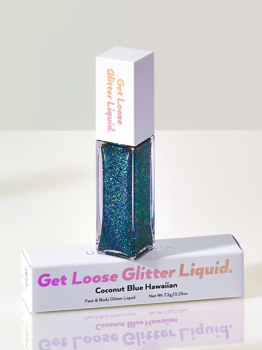 Get Loose Glitter Liquid. N°3 Coconut Blue Hawaiian