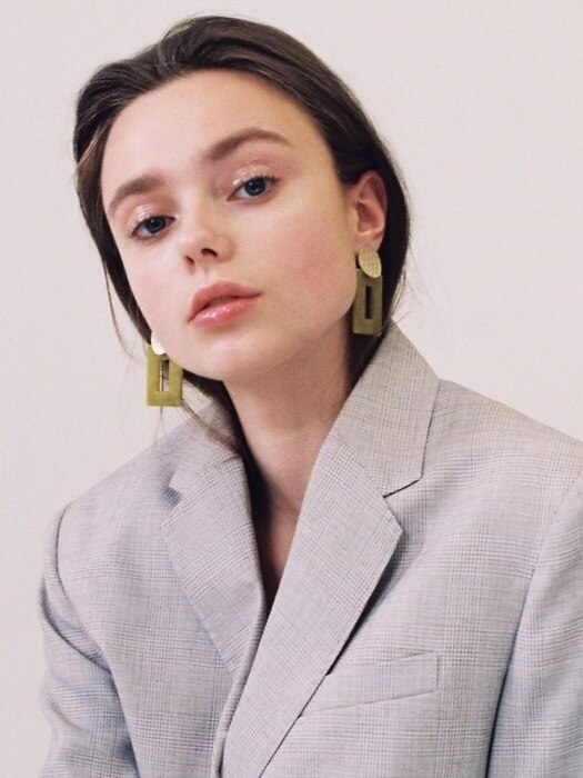 more jude khaki earring