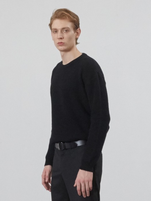 Heavy Cashmere Sweater (Black)