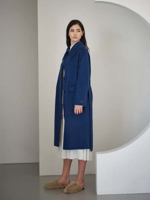 [단독] WOOL BLEND WIDE BALMACAAN HANDMADE COAT