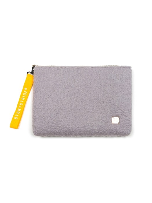 Simpiy wool clutchbag - gray