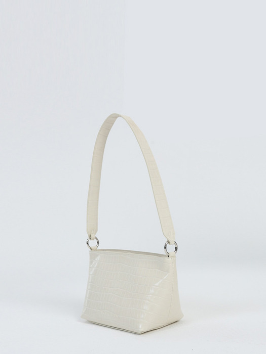 Triangle 2way Mini Bag_ Ivory