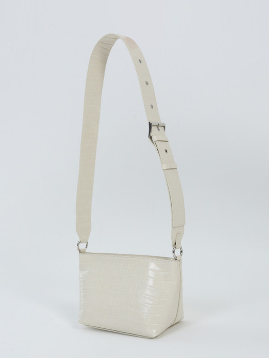 Triangle 2way Mini Bag_ Ivory