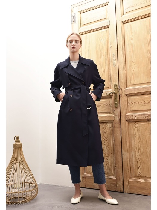 EMILY DOUBLE TRENCH COAT(3color)