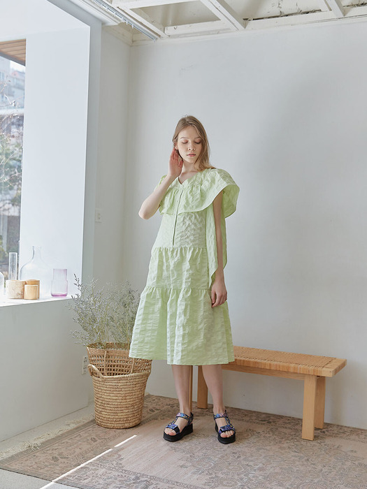Whimsy dress (Lime)