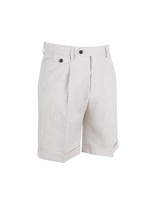 HBT Linen Shorts (Oatmeal)